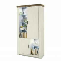 Ridgevalley Highboard Pontile II - Pinie Aurelio Dekor / Eiche Nelson Dekor - Höhe: 210 cm