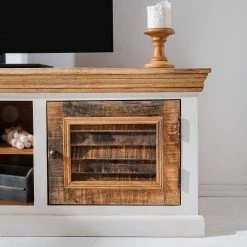 Maison Belfort TV-Lowboard Newhaven - Mango teilmassiv - Mango / Weiß 21 Maison Belfort TV-Lowboard Newhaven - Mango teilmassiv - Mango / Weiß -WOHNZIMMERMÖBEL Verkäufe 1000128941 200122 18404000003 DETAILS P000000001000128941