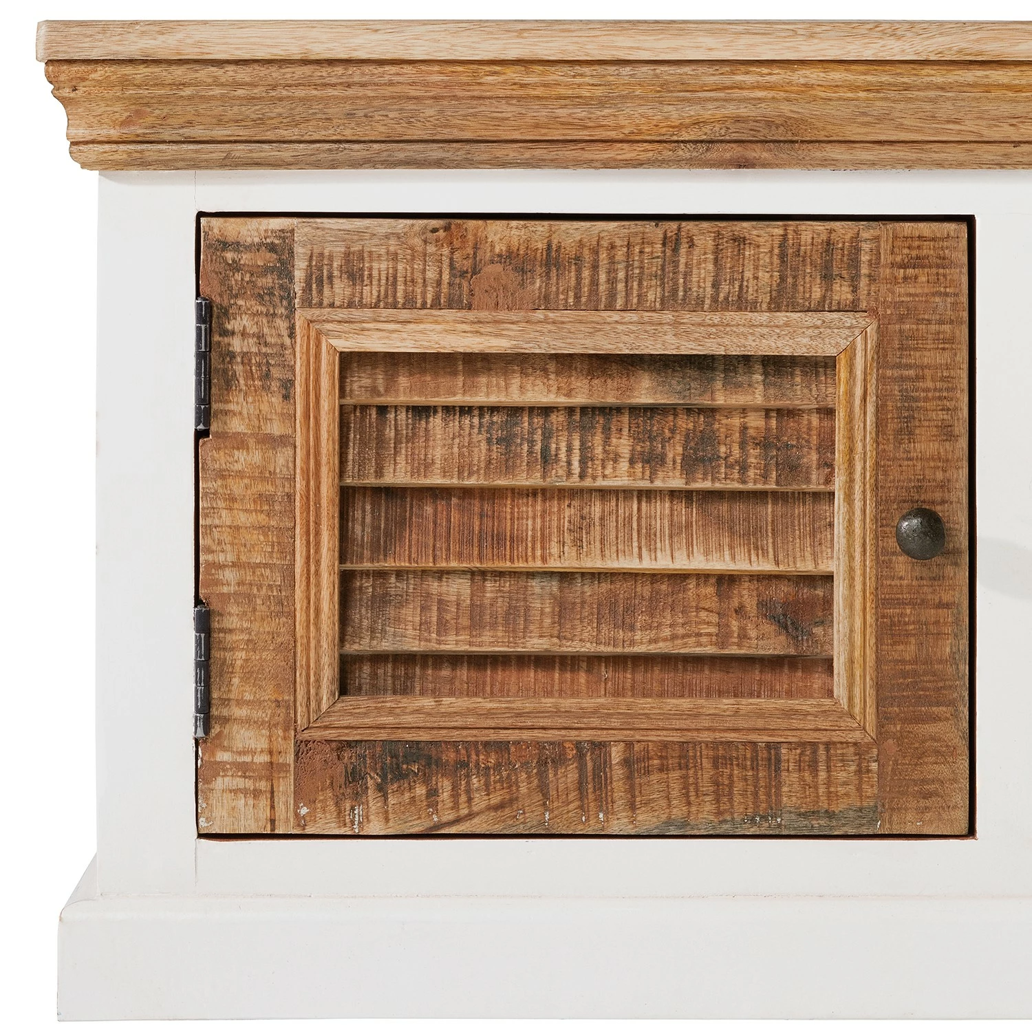 Maison Belfort TV-Lowboard Newhaven - Mango teilmassiv - Mango / Weiß 6 Maison Belfort TV-Lowboard Newhaven - Mango teilmassiv - Mango / Weiß – Bild 6