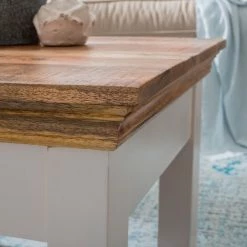 Maison Belfort Couchtisch Newhaven - Mango massiv - Mango / Weiß -WOHNZIMMERMÖBEL Verkäufe 1000128950 190604 14304300011 GALLERYIMAGES P000000001000128950