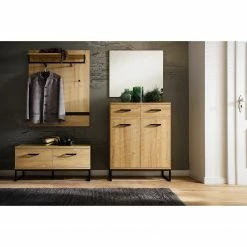 Red Living Kommode Krokby III - Eiche Grandson Dekor / Schwarz -WOHNZIMMERMÖBEL Verkäufe 1000129136 200811 14085501368 MOOD DETAILS P000000001000129136 mood