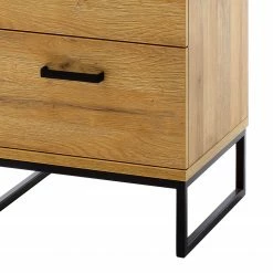 Red Living Kommode Krokby III - Eiche Grandson Dekor / Schwarz -WOHNZIMMERMÖBEL Verkäufe 1000129136 200811 14085801371 DETAILS P000000001000129136