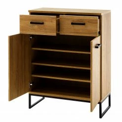 Red Living Kommode Krokby I - Eiche Grandson Dekor / Schwarz -WOHNZIMMERMÖBEL Verkäufe 1000129148 200811 14095101421 DETAILS P000000001000129148