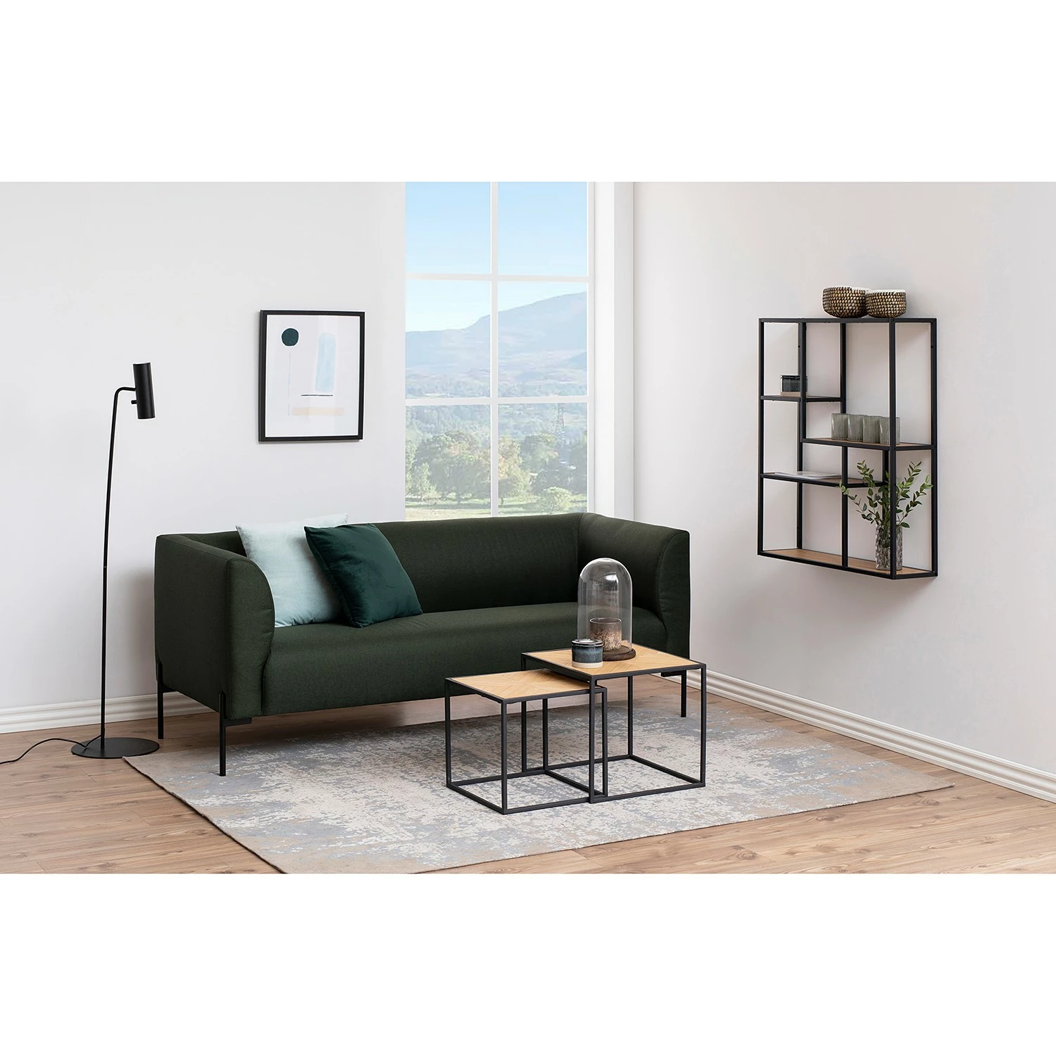 Red Living Wandregal Coogee IV - Wildeiche Dekor 2 Red Living Wandregal Coogee IV - Wildeiche Dekor – Bild 2