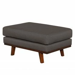 Mørteens Sessel Billund II (mit Hocker) - Strukturstoff - Dunkelgrau -WOHNZIMMERMÖBEL Verkäufe 1000130370 180904 170855172 GALLERYIMAGES P000000001000130370