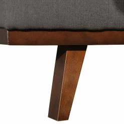 Mørteens Sessel Billund II (mit Hocker) - Strukturstoff - Dunkelgrau -WOHNZIMMERMÖBEL Verkäufe 1000130370 180904 170855177 GALLERYIMAGES P000000001000130370