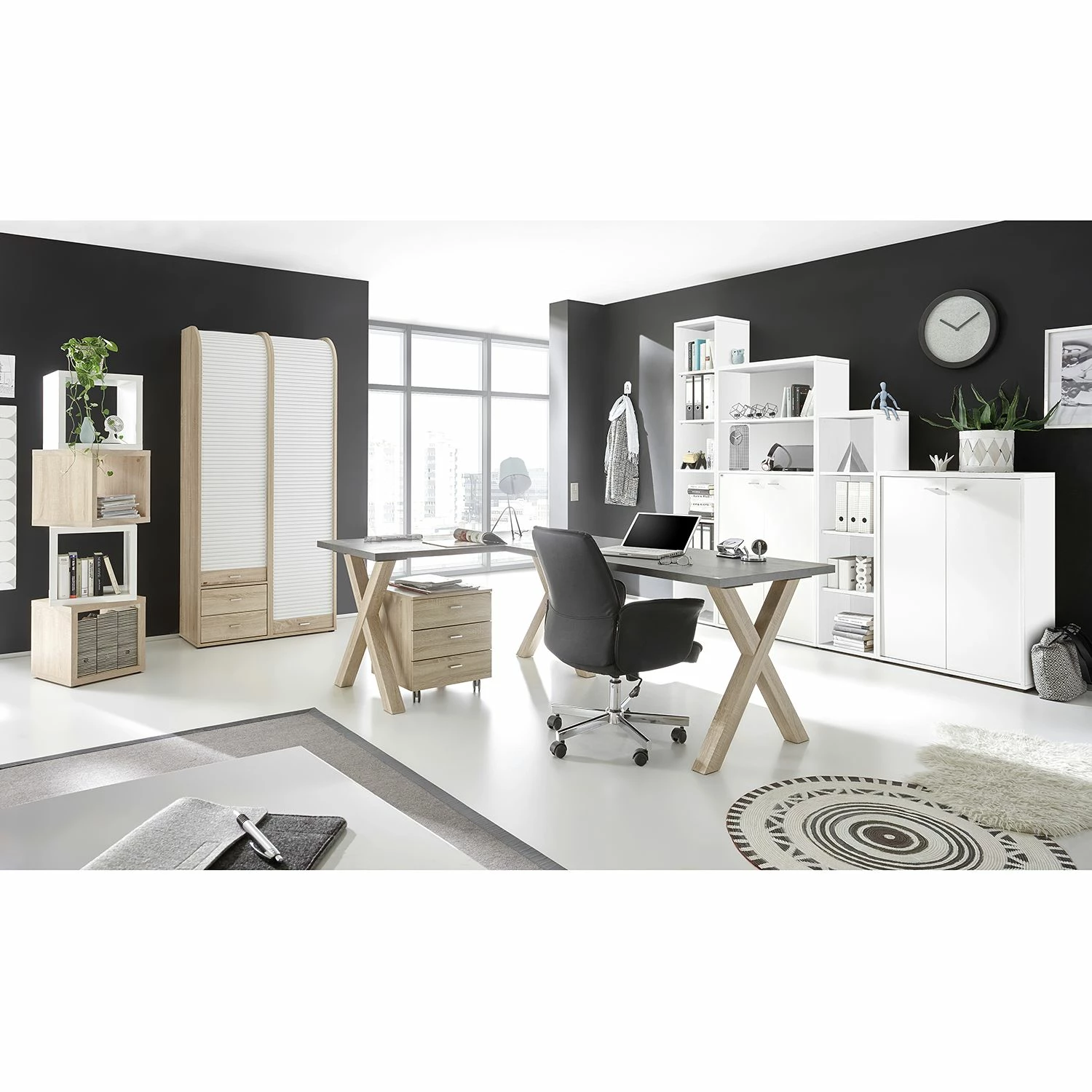 Mooved Aktenregal Leeton ll - Weiß - Höhe: 215 cm 2 Mooved Aktenregal Leeton ll - Weiß - Höhe: 215 cm – Bild 2