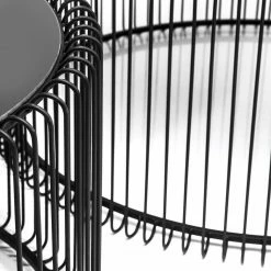 Kare Design Couchtisch Wire (2er-Set) - Glas / Stahl - Schwarz 20 Kare Design Couchtisch Wire (2er-Set) - Glas / Stahl - Schwarz -WOHNZIMMERMÖBEL Verkäufe 1000132043 190305 14281000023 GALLERYIMAGES P000000001000132043