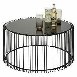 Kare Design Couchtisch Wire (2er-Set) - Glas / Stahl - Schwarz 21 Kare Design Couchtisch Wire (2er-Set) - Glas / Stahl - Schwarz -WOHNZIMMERMÖBEL Verkäufe 1000132043 190305 14281000024 GALLERYIMAGES P000000001000132043
