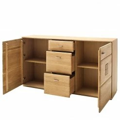 Naturoo Sideboard Vilela - Eiche teilmassiv - Eiche Bianco / Eiche Bianco Dekor -WOHNZIMMERMÖBEL Verkäufe 1000133680 200816 11335600003 DETAILS P000000001000133680