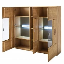 Naturoo Highboard Vilela I - Eiche teilmassiv - Eiche Bianco / Eiche Bianco Dekor -WOHNZIMMERMÖBEL Verkäufe 1000133699 200816 11335600021 DETAILS P000000001000133699