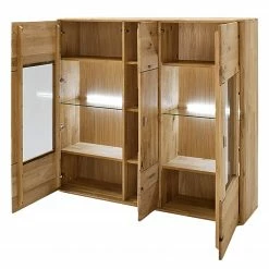 Naturoo Highboard Forge I - Eiche teilmassiv - Balkaneiche Bianco / Eiche Bianco -WOHNZIMMERMÖBEL Verkäufe 1000133718 200811 14121701565 DETAILS P000000001000133718