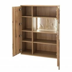 Naturoo Highboard Ristiina II - Eiche teilmassiv - Eiche Bianco / Eiche Bianco Dekor - Glastür links 7 Naturoo Highboard Ristiina II - Eiche teilmassiv - Eiche Bianco / Eiche Bianco Dekor - Glastür links -WOHNZIMMERMÖBEL Verkäufe 1000133719 181016 134102123 GALLERYIMAGES P000000001000133719