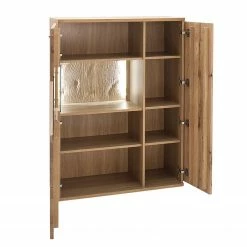 Naturoo Highboard Ristiina II - Eiche teilmassiv - Eiche Bianco / Eiche Bianco Dekor - Glastür links 8 Naturoo Highboard Ristiina II - Eiche teilmassiv - Eiche Bianco / Eiche Bianco Dekor - Glastür links -WOHNZIMMERMÖBEL Verkäufe 1000133719 181128 15493300002 GALLERYIMAGES P000000001000133719