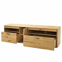 Naturoo TV-Lowboard Forge - Eiche teilmassiv - Balkaneiche Bianco / Eiche Bianco - Breite: 186 cm -WOHNZIMMERMÖBEL Verkäufe 1000133760 200811 14141701685 DETAILS P000000001000133760