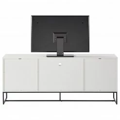 Fredriks TV-Lowboard Zaddy I - Weiß / Schwarz -WOHNZIMMERMÖBEL Verkäufe 1000134688 210426 13542000010 DETAILS P000000001000134688