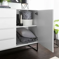 Fredriks Sideboard Zaddy II - Weiß -WOHNZIMMERMÖBEL Verkäufe 1000134696 190723 16140800020 MOOD DETAILS P000000001000134696 mood