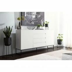 Fredriks Sideboard Zaddy II - Weiß -WOHNZIMMERMÖBEL Verkäufe 1000134696 210426 15154100015 MOOD DETAILS P000000001000134696 mood