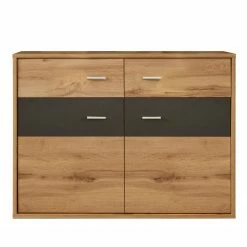 Trendteam Hängeschrank Coast - Eiche Wotan Dekor / Anthrazit