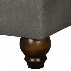 Maison Belfort Sofa Pacoa (2-Sitzer) - Antiklederlook - Dunkelgrau - Mit Hocker -WOHNZIMMERMÖBEL Verkäufe 1000135718 181018 163131947 GALLERYIMAGES P000000001000135718