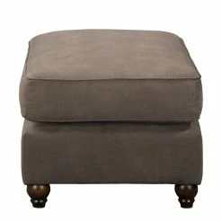 Maison Belfort Bigsofa Pacoa - Antiklederlook - Dunkelbraun - Mit Hocker -WOHNZIMMERMÖBEL Verkäufe 1000135719 181018 163132959 GALLERYIMAGES P000000001000135719