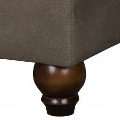 Maison Belfort Bigsofa Pacoa - Antiklederlook - Dunkelbraun - Mit Hocker -WOHNZIMMERMÖBEL Verkäufe 1000135719 181018 163134968 GALLERYIMAGES P000000001000135719