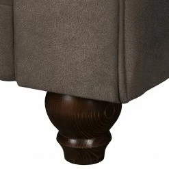 Maison Belfort Bigsofa Pacoa - Antiklederlook - Dunkelbraun - Mit Hocker -WOHNZIMMERMÖBEL Verkäufe 1000135719 181018 163134969 GALLERYIMAGES P000000001000135719