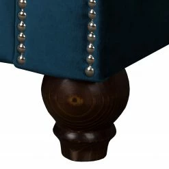 Jack & Alice Ecksofa Solita - Samt - Dunkelblau -WOHNZIMMERMÖBEL Verkäufe 1000135725 181023 18292335 GALLERYIMAGES P000000001000135725