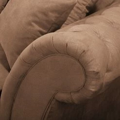 Maison Belfort Ecksofa Pacoa - Antiklederlook - Latte Macchiato -WOHNZIMMERMÖBEL Verkäufe 1000135736 181023 18292649 GALLERYIMAGES P000000001000135736