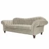 Velvet Studio Bigsofa Iriona - Microfaser - Schwedisch Weiß
