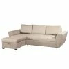 Loftscape Ecksofa Rufus - Webstoff - Kaschmir - Longchair davorstehend links