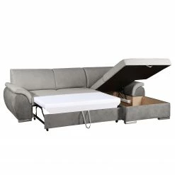 Loftscape Ecksofa Roseburg - Microfaser - Platin - Longchair davorstehend rechts -WOHNZIMMERMÖBEL Verkäufe 1000136010 181024 123018241 GALLERYIMAGES P000000001000136010