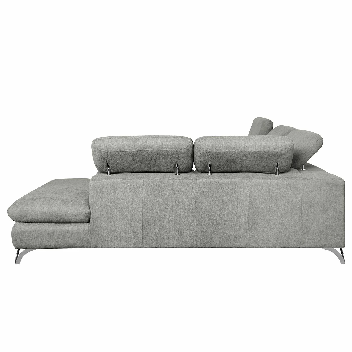 Loftscape Ecksofa Astoria - Webstoff - Grau - Ottomane davorstehend rechts 6 Loftscape Ecksofa Astoria - Webstoff - Grau - Ottomane davorstehend rechts – Bild 6