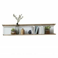 Ridgevalley Wohnwand Jasmund III (4-teilig) - Pinie Weiß Dekor -WOHNZIMMERMÖBEL Verkäufe 1000136053 181227 12564900046 GALLERYIMAGES P000000001000136053