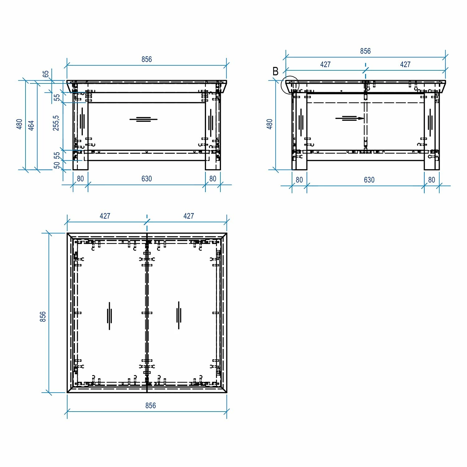 Ridgevalley Couchtisch Lewk II - Pinie Weiß Dekor / Pinie Dekor 4 Ridgevalley Couchtisch Lewk II - Pinie Weiß Dekor / Pinie Dekor – Bild 4