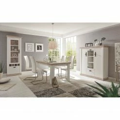 Ridgevalley Highboard Lewk IV - Pinie Weiß Dekor / Pinie Dekor -WOHNZIMMERMÖBEL Verkäufe 1000136083 181219 14224000088 MOOD GALLERYIMAGES P000000001000136083 mood