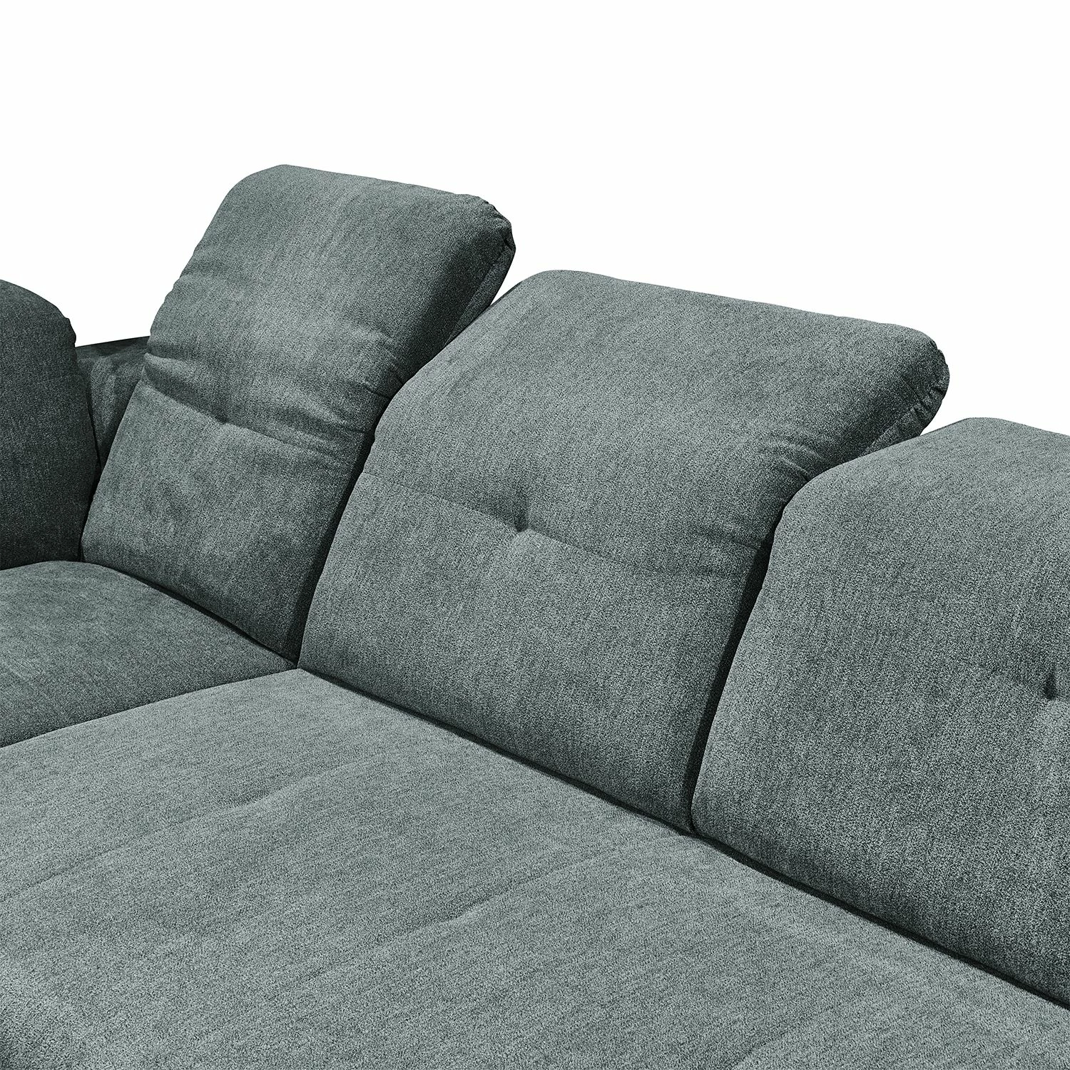 Fredriks Wohnlandschaft Easton - Microfaser - Microfaser Ranu: Anthrazit - Longchair davorstehend rechts / Ottomane links 7 Fredriks Wohnlandschaft Easton - Microfaser - Microfaser Ranu: Anthrazit - Longchair davorstehend rechts / Ottomane links – Bild 7