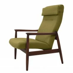 Studio Copenhagen Sessel Tioga - Avocado - Eiche Dunkel - Mit Hocker -WOHNZIMMERMÖBEL Verkäufe 1000138058 220127 1038020040 DETAILS P000000001000138058