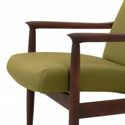 Studio Copenhagen Sessel Tioga - Avocado - Eiche Dunkel - Mit Hocker -WOHNZIMMERMÖBEL Verkäufe 1000138058 220127 1038020070 DETAILS P000000001000138058