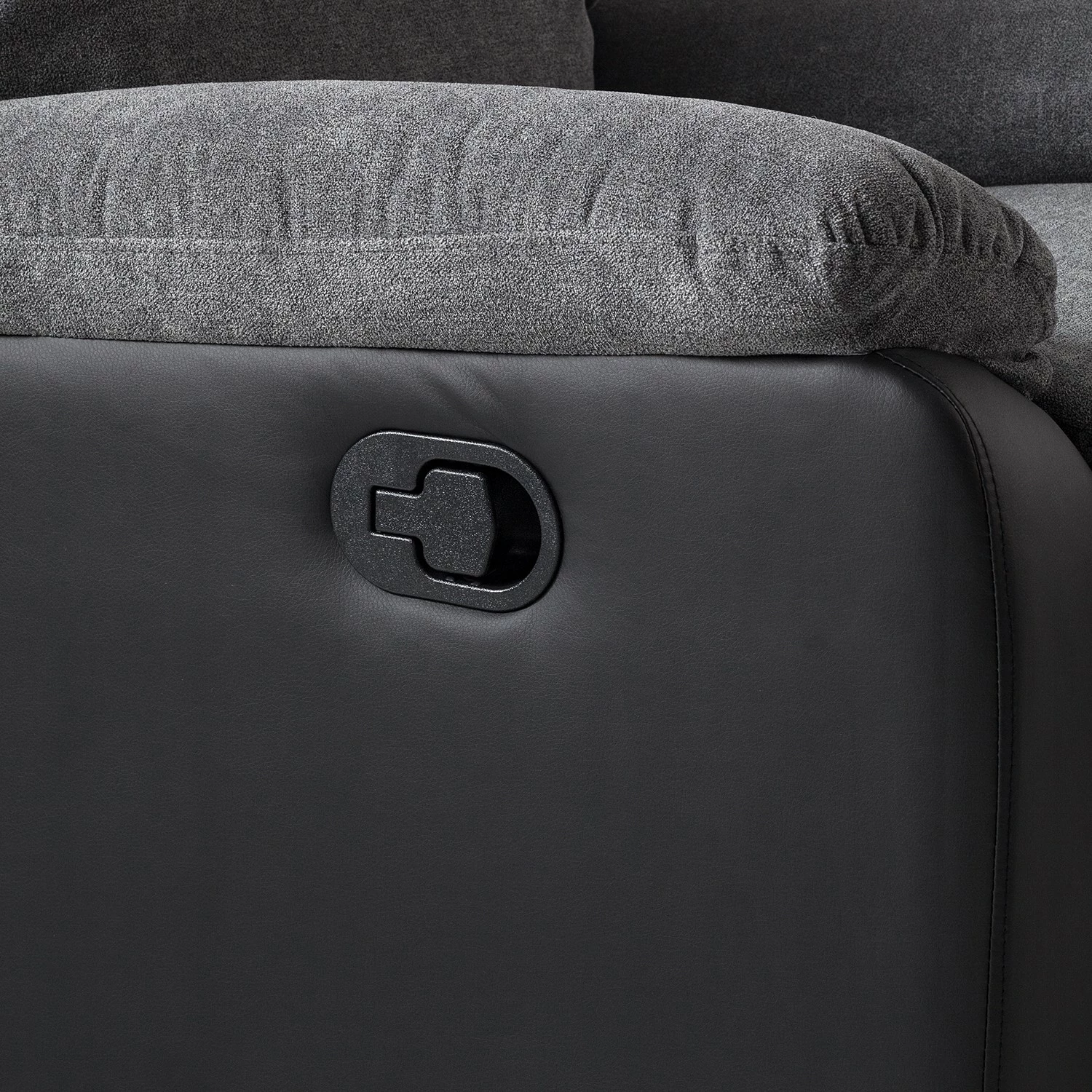 Loftscape Relaxsessel Warmun - Kunstleder / Microfaser - Schwarz / Grau 13 Loftscape Relaxsessel Warmun - Kunstleder / Microfaser - Schwarz / Grau – Bild 13