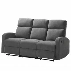 Loftscape Relaxsofa Grandhan (3-Sitzer) - Microfaser - Grau