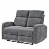 Loftscape Relaxsofa Grandhan (2-Sitzer) - Microfaser - Grau