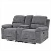 Loftscape Relaxsofa Lixia (2-Sitzer) - Microfaser - Grau