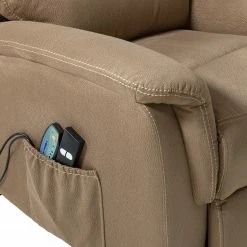 Loftscape Fernsehsessel Wees - Microfaser - Latte Machiato -WOHNZIMMERMÖBEL Verkäufe 1000139833 201111 10410400038 DETAILS P000000001000139833