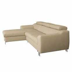 Loftscape Ecksofa Burnside I - Echtleder / Kunstleder - Warmes Beige - Longchair davorstehend links - Mit Schlaffunktion 15 Loftscape Ecksofa Burnside I - Echtleder / Kunstleder - Warmes Beige - Longchair davorstehend links - Mit Schlaffunktion -WOHNZIMMERMÖBEL Verkäufe 1000142126 181106 152847260 GALLERYIMAGES P000000001000142126