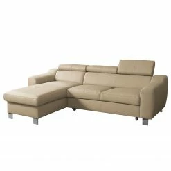 Loftscape Ecksofa Burnside I - Echtleder / Kunstleder - Warmes Beige - Longchair davorstehend links - Mit Schlaffunktion 16 Loftscape Ecksofa Burnside I - Echtleder / Kunstleder - Warmes Beige - Longchair davorstehend links - Mit Schlaffunktion -WOHNZIMMERMÖBEL Verkäufe 1000142126 181106 152847261 GALLERYIMAGES P000000001000142126