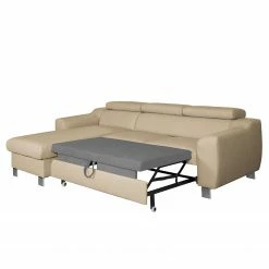 Loftscape Ecksofa Burnside I - Echtleder / Kunstleder - Warmes Beige - Longchair davorstehend links - Mit Schlaffunktion 20 Loftscape Ecksofa Burnside I - Echtleder / Kunstleder - Warmes Beige - Longchair davorstehend links - Mit Schlaffunktion -WOHNZIMMERMÖBEL Verkäufe 1000142126 181106 152847265 GALLERYIMAGES P000000001000142126