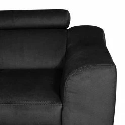 Loftscape Ecksofa Burnside III - Microfaser - Schwarz - Ottomane davorstehend links - Mit Schlaffunktion -WOHNZIMMERMÖBEL Verkäufe 1000142165 181106 152935587 GALLERYIMAGES P000000001000142165