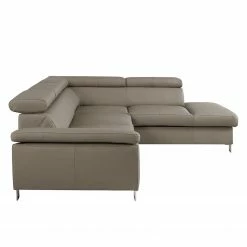 Loftscape Ecksofa Waal I - Echtleder / Kunstleder - Taupe - Ottomane davorstehend rechts - Mit Schlaffunktion -WOHNZIMMERMÖBEL Verkäufe 1000142200 181106 153027928 GALLERYIMAGES P000000001000142200