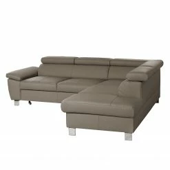 Loftscape Ecksofa Waal I - Echtleder / Kunstleder - Taupe - Ottomane davorstehend rechts - Mit Schlaffunktion -WOHNZIMMERMÖBEL Verkäufe 1000142200 181106 153028929 GALLERYIMAGES P000000001000142200